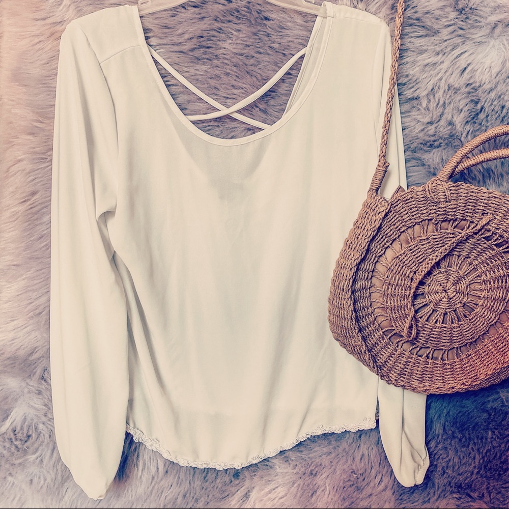 White JMK top